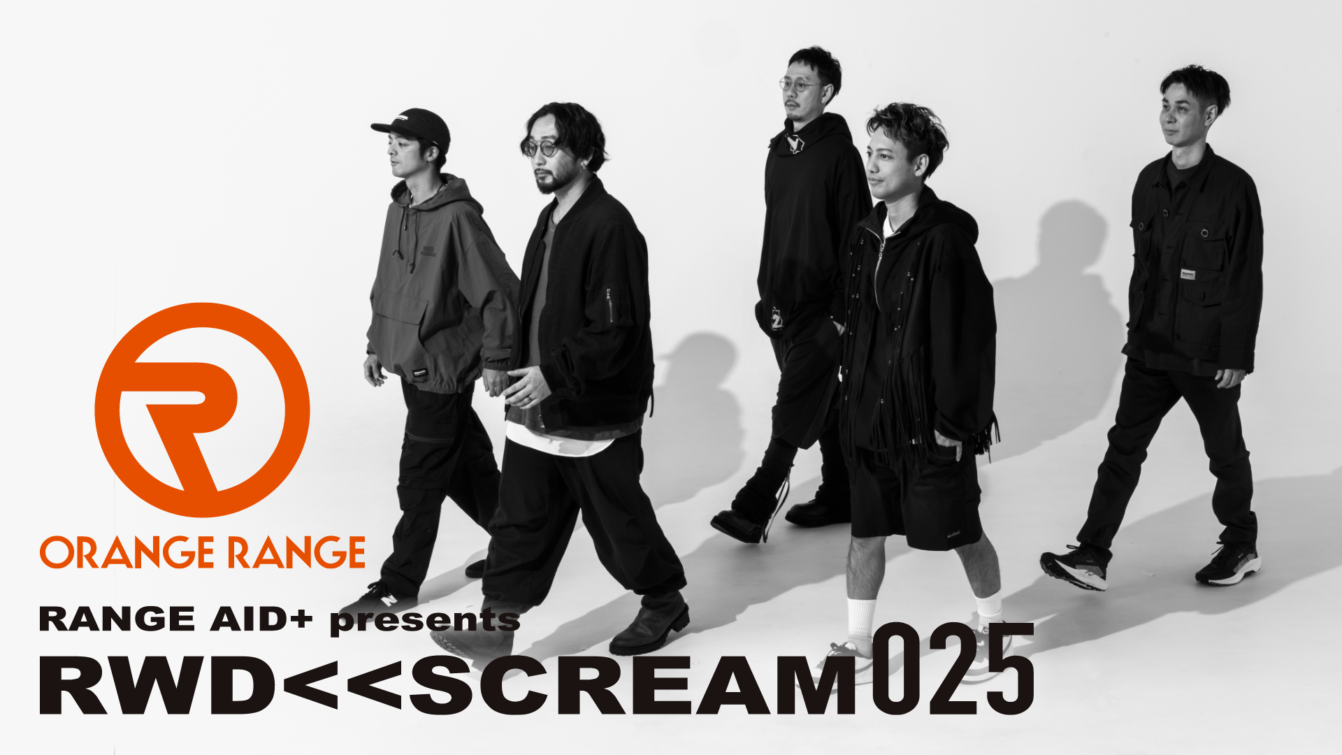 RANGE AID+ presents RWD← SCREAM 025」最終公演をU-NEXTにて独占